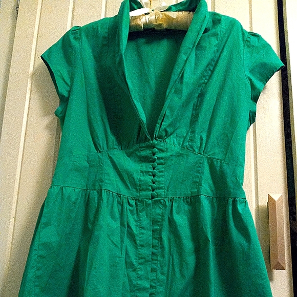 Arden B Tops - Structured peplum top with button waist